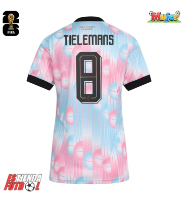Bélgica Youri Tielemans #8 Segunda Equipación Mujer Mundial 2026 Manga Corta